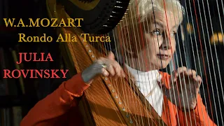 Mozart Rondo Alla Turca. Julia Rovinsky #harp #mozart #juliarovinsky