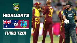 Australia v West Indies 2023-24 | Third T20I