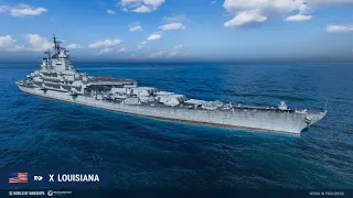 Tier X American Hybrid-BB Louisiana Part 1 - World of Warships (Ship Information)