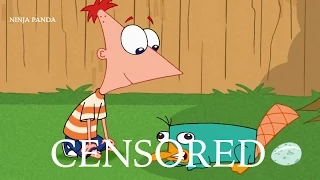 PHINEAS AND FERB | Unnecessary Censorship | Try Not To Laugh