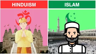 Islam Vs Hinduism Religion Comparison 2024    #religion #islam  #hinduism