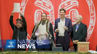 After decades of negotiations, Haida Nation, B.C., sign land agreement | APTN News