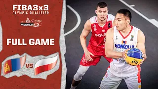 Mongolia Show Off! Mongolia v Poland | Men's - Full Game | FIBA 3x3 Olympic Qualifier