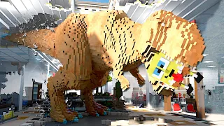 DINOSAURIO DESTRUYE UN MALL | Garry's Mod