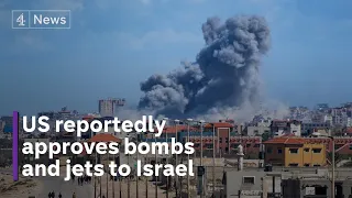 Billions worth of bombs and fighter jets reportedly transferred from US to Israel