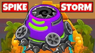 The BEST way to use the SPIKE STORM ABILITY!! | Bloons TD Battles 2 + BTD 6