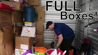 I Bought A Unclaimed Abandoned Storage Locker.. FULL OF BOXES!