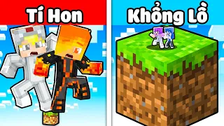 SINH TỒN 1 BLOCK NHÀ NGHÈO VS NHÀ GIÀU TRONG MINECRAFT