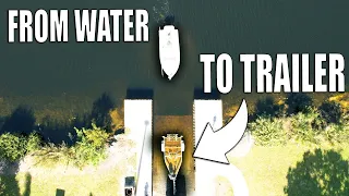 HOW TO put your BOAT ON A TRAILER & READY for the road