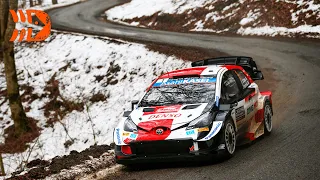 Difficult Conditions at Rally Monte Carlo - Day 2