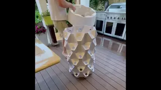 Setting up eeko hydroponic garden tower