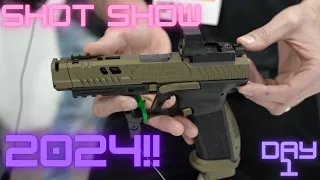 Shot Show 2024 day 1! Canik, Staccato, Global ordinance, Henry, PWS, Zenith