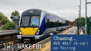 NI Railways 4017 (6 Car) at Yorkgate and Portadown (5/8/21)