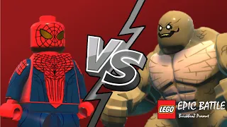 The Amazing Spiderman VS Lizard - Epic Lego Battle