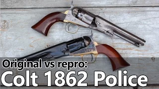 Shooting the 1862 Colt Police - original vs Uberti repro