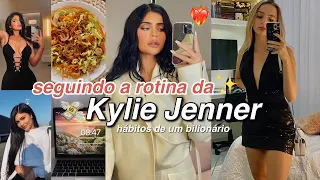 rotina da Kylie Jenner | testei a rotina de um bilionário ✨