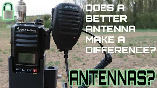 HOW TO REALLY IMPROVE THE RANGE OF YOUR RADIO, FOR SMALL CHANGE. THE DIFFERENCE AN ANTENNA CAN MAKE.
