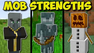Every Minecraft Mob's Strength
