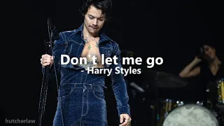 Harry Styles - Don't Let Me Go (Letra en Español e Inglés)