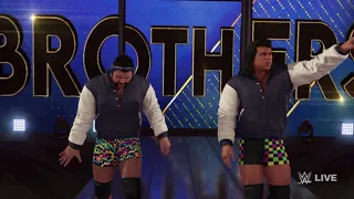 Steiner Brothers Entrance DLC #1 April 2023 | WWE 2K23