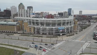 WATCH | Drone video of Progressive Field: Cleveland Guardians home opener is Friday, April 15th