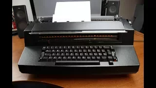 IBM Selectric typewriter review - and how it works!