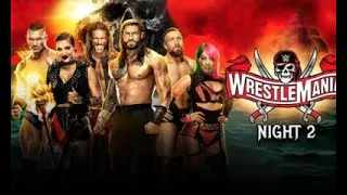 WWE WRESTLEMANIA 37 NIGHT2 4/11/21 LIVE STREAM WATCH ALONG WRESTLEMANIA FULL SHOW REACTIONS
