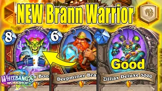 NEW Brann Mech Control Warrior Deck Is Absolutely So Much Fun At Whizbang's Workshop | Hearthstone