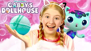 Make Your Own Bath Bomb Surprise with Gabby! | GABBY'S DOLLHOUSE