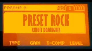 Boss Gt100 - Preset Rock - Rheuel Domingues