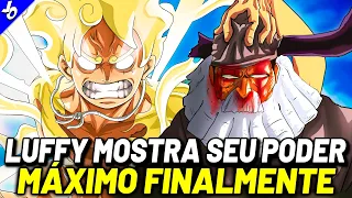 LUFFY MOSTRA A FORÇA MÁXIMA DO GEAR 5 CONTRA GOROSEI SATURNO E KIZARU | ONE PIECE 1106