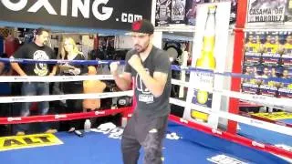 Thurman vs. Diaz: John Molina Media Workout