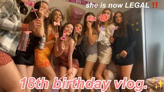 My 18th birthday vlog *chaotic*