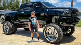 Florida Man buys ENORMOUS 4th Gen Megacab Dually on 30” FORGIS!