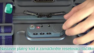 Jak nastavit TSA zámek kufru March Trunk | How to Set a TSA lock | Bagalio