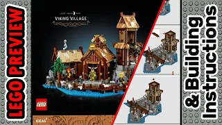 PREVIEW: 21343, LEGO IDEAS, Viking Village​ & Building Instructions! LEGO 2023