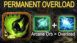 Is It BUG or NOT?! VALVE FIX IT [Overload+Arcane Orb=Permanent Overload] Ability Draft Dota 2