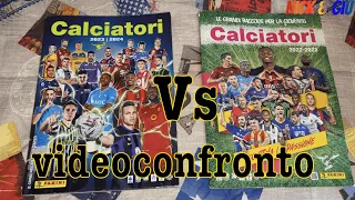 CALCIATORI PANINI 2023 24 Vs 2022 23 - videoconfronto