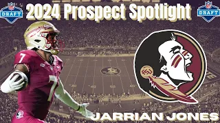 "Jarrian Jones Can Play INSIDE AND OUT!" | 2024 NFL Draft Prospect Spotlight!