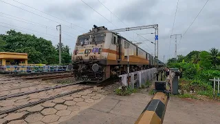 [9 in 1] Dangerously Speedy Lhb & ICF Superfast Trains Furiously Skipping Railgate