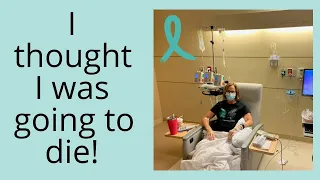 Terrifying first chemotherapy treatment - ovarian cancer battle Cancer vlog #5 September 2, 2022