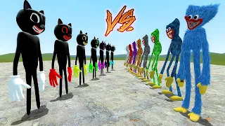 NEW CARTOON CAT COLORS PACK VS HUGGY WUGGY COLOR!! Garry's Mod Sandbox [Poppy Playtime]