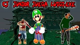 Cj junior juega Luigi Exe - Loquendo - Gta san andreas