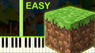 SWEDEN | MINECRAFT - EASY Piano Tutorial