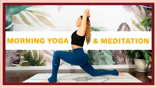 Wake Up Morning Yoga - Balance Body, Mind, Soul | 40 Min Practice + Meditation