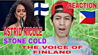 REACT TO – Astrid Nicole - STONE COLD | Knockout | The Voice of Finland: All Stars ] FAN REACTION 🇫🇮