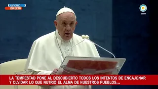 El papa Francisco promueve un Nuevo Orden Mundial por la crisis del coronavirus