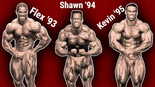 Flex Wheeler (1993) vs Shawn Ray (1994) vs Kevin Levrone (1995)