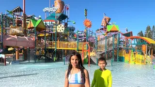 Awesome Florida Kids visited Florida Largest Water Park! Sis vs Bro like Royalty!