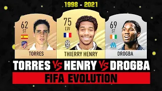 Henry VS Drogba VS Torres FIFA EVOLUTION! 😱🔥 FIFA 98 - FIFA 21